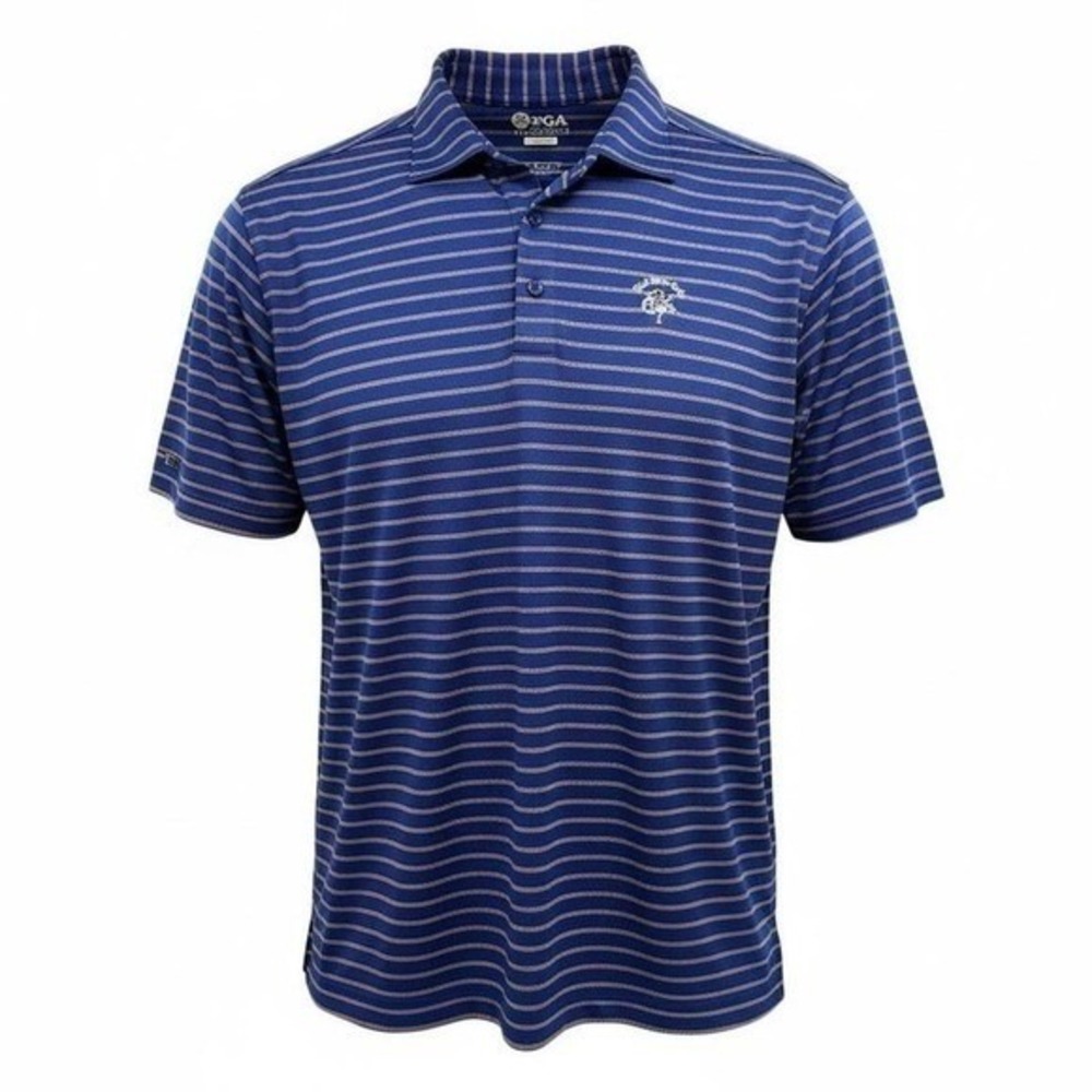 PGA Club River Oaks C.C. Sz Xl Blue Striped (i20)